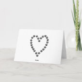 Muttertag vom Hund Karte (Rückseite)