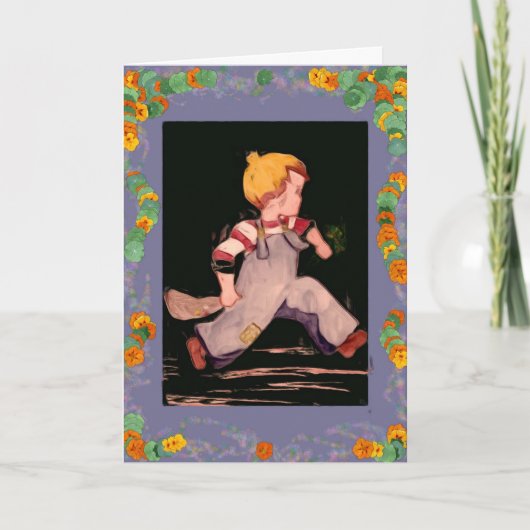 Muttertag vom jungen Sohn Karte (Vorderseite)