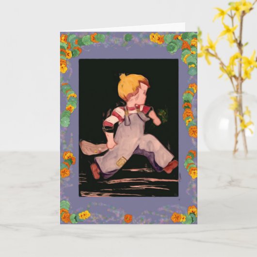 Muttertag vom jungen Sohn Karte (Gelbe Blume)