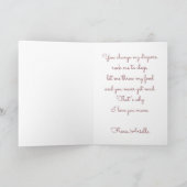 Muttertag von Baby Elephant Mama & Baby Karte (Innenseite)