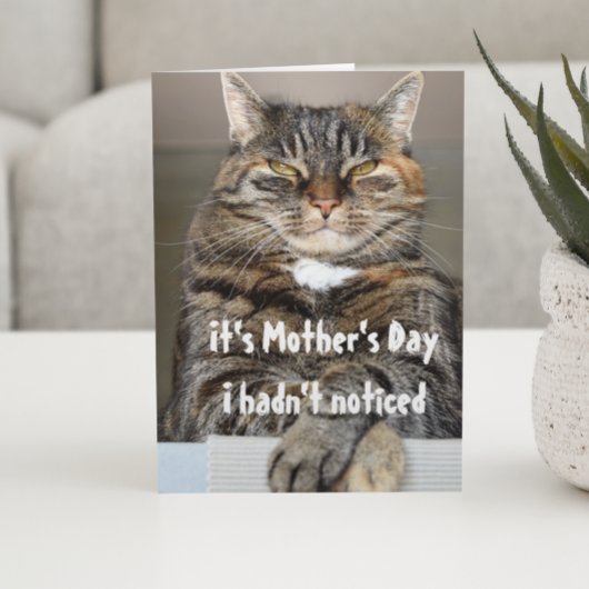 Muttertag von Katze Funny Niedlich Karte