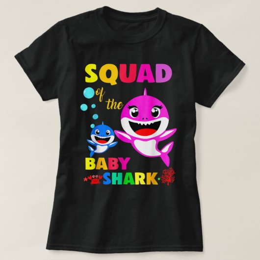 Muttertag von Squad Shark Hai T-Shirt (Design vorne)