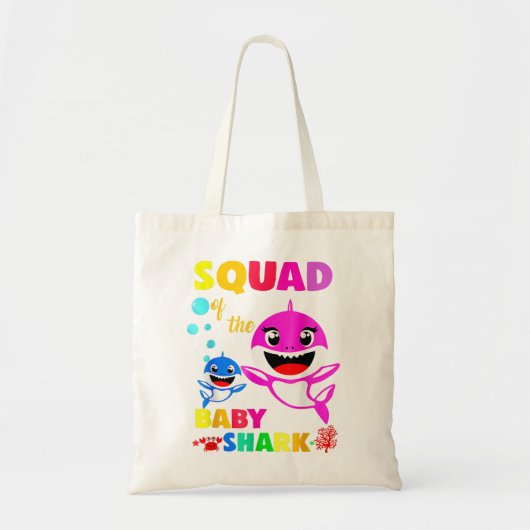 Muttertag von Squad Shark Hai Tragetasche (Vorne)