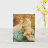 Muttertag vor dem Raphaelit Karte (Gelbe Blume)