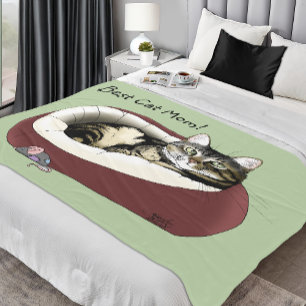 Muttertag vor der Katze Fleecedecke