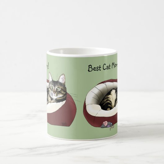 Muttertag vor der Katze Kaffeetasse (Mittel)
