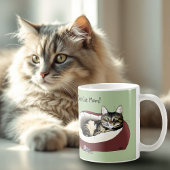 Muttertag vor der Katze Kaffeetasse