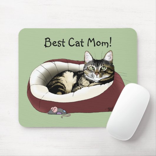 Muttertag vor der Katze Mousepad (Mit Mouse)