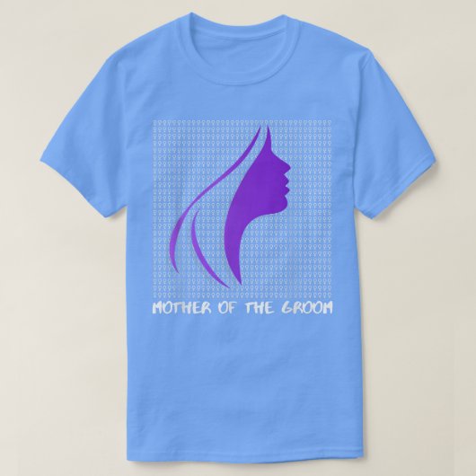 Muttertag Weibliche Lila Muttermutter T-Shirt (Design vorne)