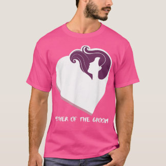 Muttertag Weibliches HerzMutter des Bräutigams T-Shirt