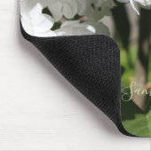 Muttertag Weißer Lilacs Beste Mama je Mousepad (Ecke)