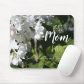 Muttertag Weißer Lilacs Beste Mama je Mousepad (Mit Mouse)