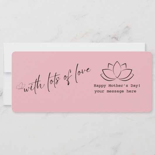 Muttertag Wellness-Center Day Überraschungsgutsche Einladung (Rückseite)