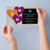 Muttertag Werbeaktion Geschenkgutschein & Bonus Flyer (Handgriff)