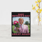 Muttertag wieder großartig machen karte (Gelbe Blume)