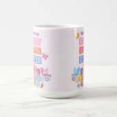Muttertag Wildblumen Schmetterling Wasserfarbe Kaffeetasse (Mittel)
