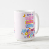 Muttertag Wildblumen Schmetterling Wasserfarbe Kaffeetasse (VorderseiteRechts)