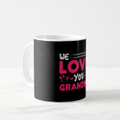 Muttertag - Wir Liebe dir Oma Kaffeetasse (Vorderseite Links)
