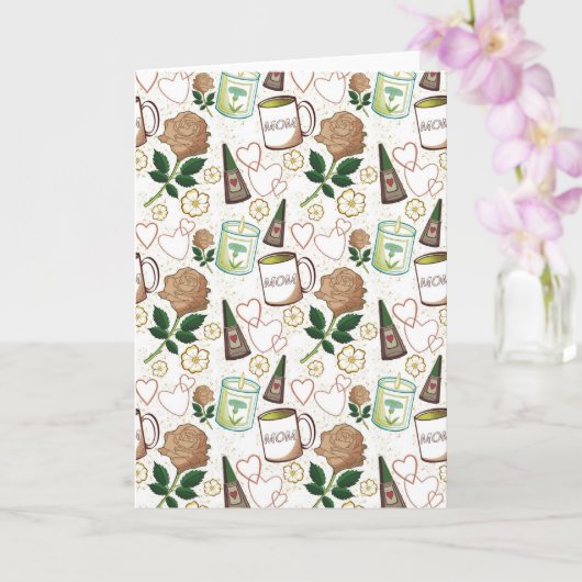 Muttertag Zitrusfrüchte Karte (Orchidee)