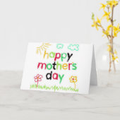 MUTTERTAG ZUR BESTEN MAMA, DIE ICH KENNE KARTE (Gelbe Blume)