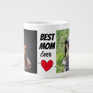 Muttertag..zwei Hunde-Fotos & Text personalisiert Jumbo-Tasse