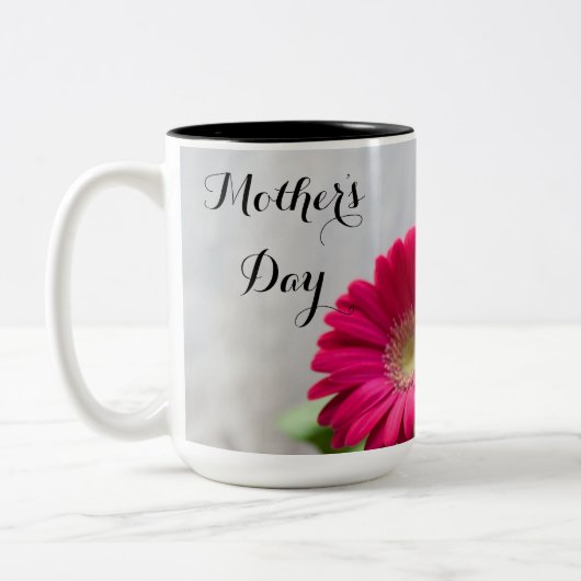 Muttertag Zweifarbige Tasse (Links)