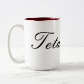 Muttertag Zweifarbige Tasse (Links)