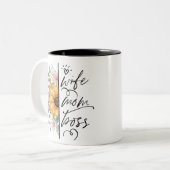 Muttertag Zweifarbige Tasse (Vorderseite Links)