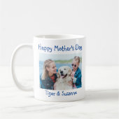 Muttertag Zweiseitige Tasse des Fotos (Links)