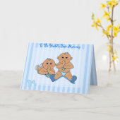 Muttertag - Zwillingskarte Karte (Gelbe Blume)