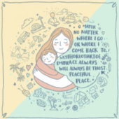 Muttertage für Sticker und Labels (Vorderseite)