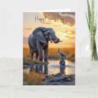 Muttertagelephant mit Baby