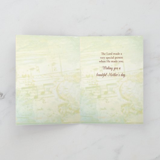 Muttertagengel Religious Karte (Innenseite)