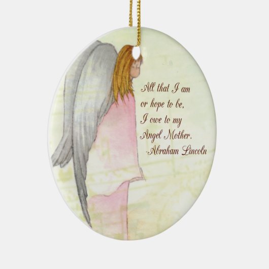 Muttertagengel Religious Keramik Ornament (Rechts)