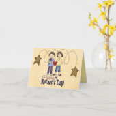 Muttertageskarte Karte (Gelbe Blume)