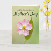 Muttertageskarte mit Affection Karte (Gelbe Blume)