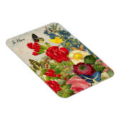 Muttertaggarnelen Rose Schmetterlinge Magnet (Rechte Seite)