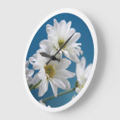 Muttertaggarten der Liebe, Daisies, Blue Sky Große Wanduhr (Winkel)