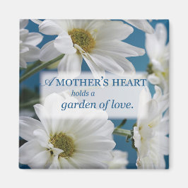 Muttertaggarten der Liebe, Daisies, Blue Sky Magnet