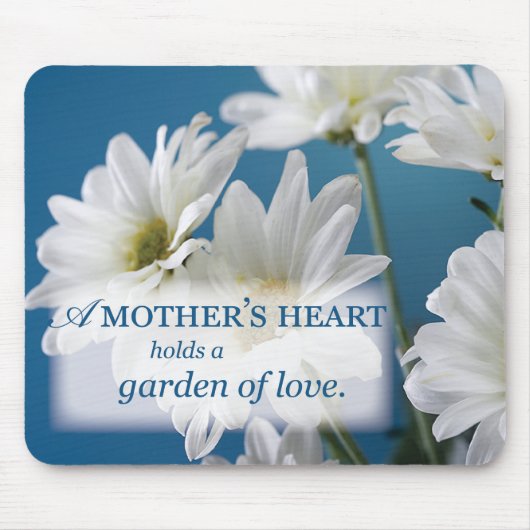 Muttertaggarten der Liebe, Daisies, Blue Sky Mousepad (Vorne)