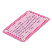 Muttertaggedicht Magnet (Linke Seite)