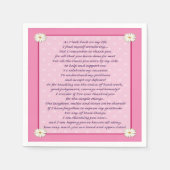 Muttertaggedicht Serviette (Vorderseite)