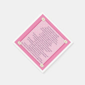 Muttertaggedicht Serviette (Ecke)