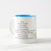 Muttertagliche Tasse vom Hund (Vorderseite Links)