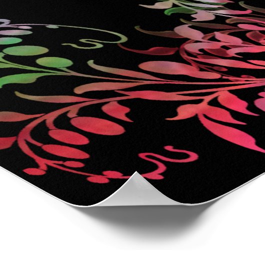 Muttertagposter drucken - Verzaubernde Blume Poster (Ecke)