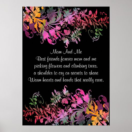 Muttertagposter drucken - Verzaubernde Blume Poster (Vorne)