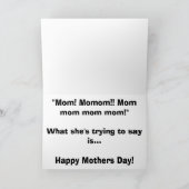 MuttertagRat Karte (Innenseite)