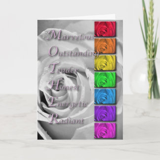 Muttertags-Akronym Karte