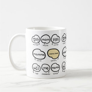 Muttertags-Andenken handgeschriebene Mama-Typograf Kaffeetasse