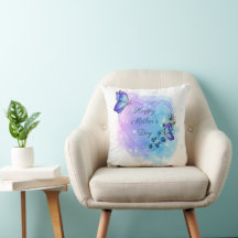Muttertags Blau Schmetterling Floral